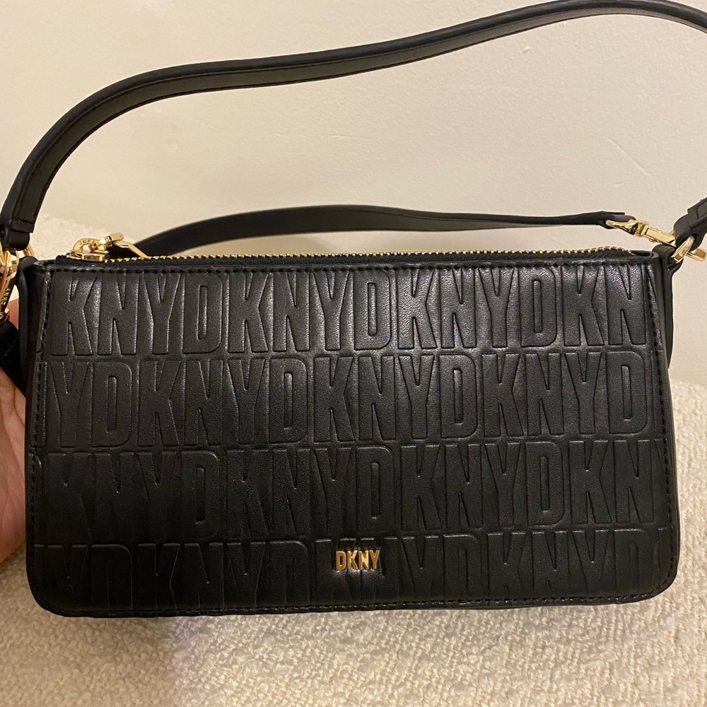 NWOT DKNY Small Black Logo Crossbody